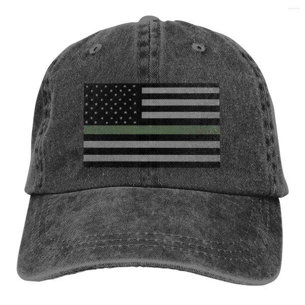 Ballkappen USA Flag Baseball Cap Camouflage Outdoor Fitnessstudio Drop gewaschener Trucker Hut Unisex Männer Y2K Retro Custom Logo