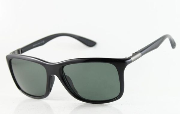Новый стиль дизайнер высококачественных солнцезащитных очков мужская марка бокал женская роскошная мода 8352 квадратная черная очка зеленые линзы 57mm9307134