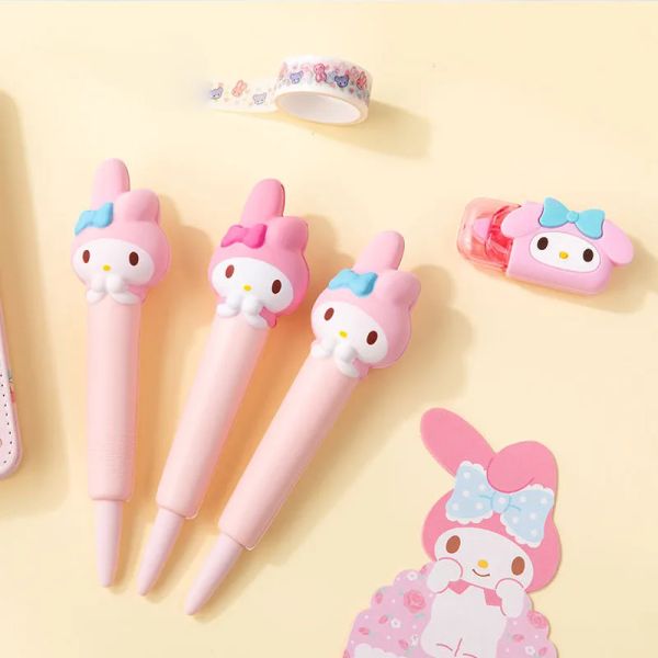 Pens 36 PCS/lotto Kawaii Pink Decompression Gel Pen