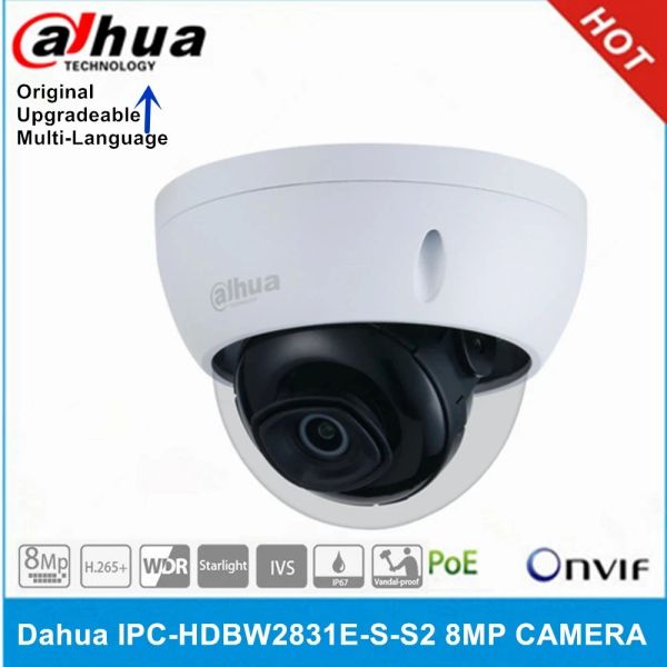 Lens Dahua IPCHDBW2831ESS2 8MP IP CAMERA IP GIOCO SD SCHIO SCOLA