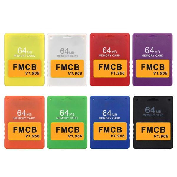 Карты v1.966 Freemcboot 8 МБ/16 МБ/32 МБ/64 МБ карты памяти жесткой загрузки дисков, совместимая с PS2 FMCB версией 1.966.