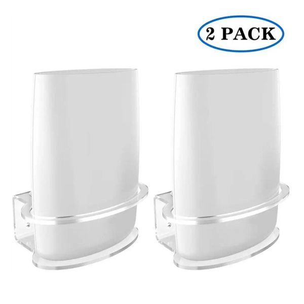 Маршрутизаторы 2pcs Clear Wi -Fi Router Shelce Sunt Mount крепкий кронштейн для Netgear Orbi Wi -Fi Router RBS40 RBS50 RBK50 AC2200 AC3000 Box