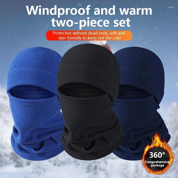 Radsportkappen Herbst Winter Warm Kopfhülle One Maske Hals Sport Cap Riding Windproof Ski Hut Shaker Fleece