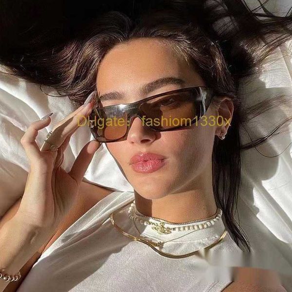 En lüks marka kayak eğrisi güneş gözlüğü modaya uygun moda kadın erkek tasarımcı güneş gözlüğü 24 yıl yeni gözlükler popüler stil
