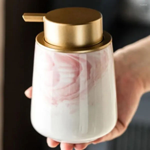 Garrafas de armazenamento dispensador de sabão de espuma cerâmica recarregável recipiente de líquido líquido de líquido