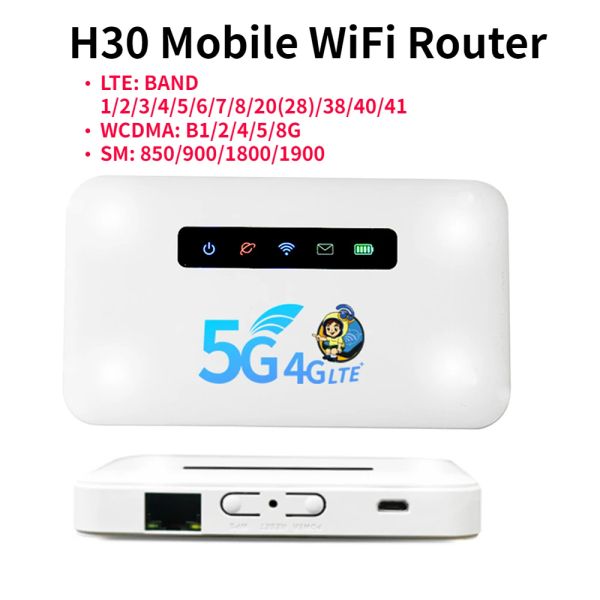 Roteadores 5g/4g de bolso wifi roteador de wifi Cat4 150 Mbps WiFi Mobile Router SIM CART