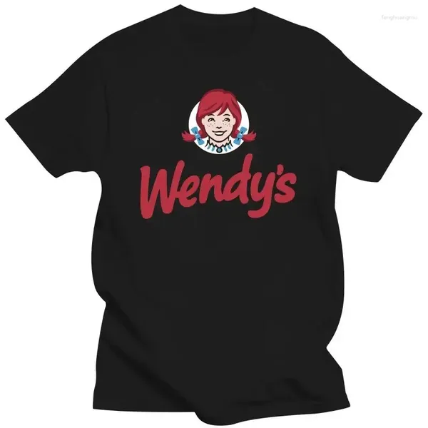 Erkek Takas No.2A1258 Wendys Fast Food Restaurant Logo T Shirt