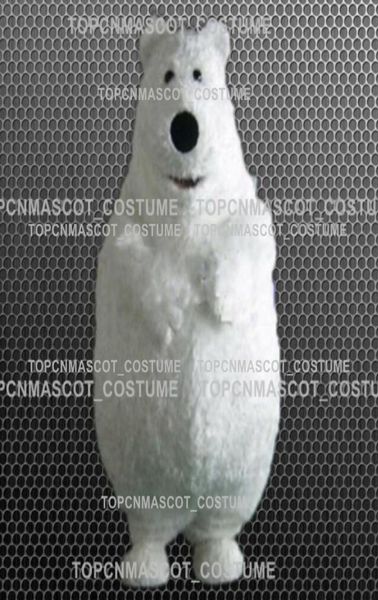 Mascote Fast Stock Product Product Polar Bear Mascot Traje para crianças Tamanho adulto Tamanho do adulto Bear Animal