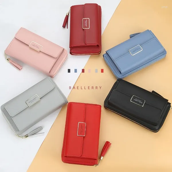 Bag Women Women PU PETH FRIETTURA PULA PULETTO LUNGO Portafoglio Business Pulnello Femmina Femmina Travel Crossbody Borse