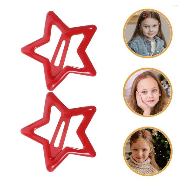 Bandanas Star Hairpin Accessori Clip decorativi Barrette per donne Piccoli gioielli Snap Tiara