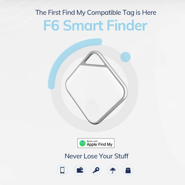 Controle F6 Dispositivos de rastreamento Controle remoto Bluetooth Lost Finder Key Finder Smart Tag Rastreando localização de compartilhamento Finder