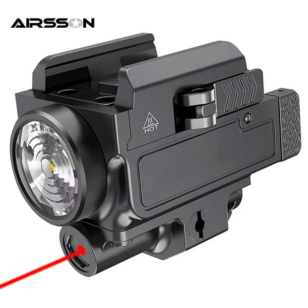 Scopes 800 Lumen Waffe Pistole hellgrün rot