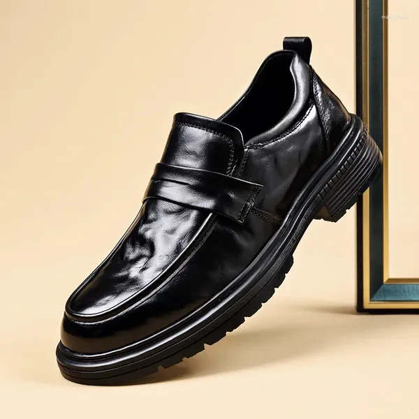 Scarpe casual marca di cuoio fatti a mano Sneakers per scarpe da scarpe per scarpe da gocce esterno