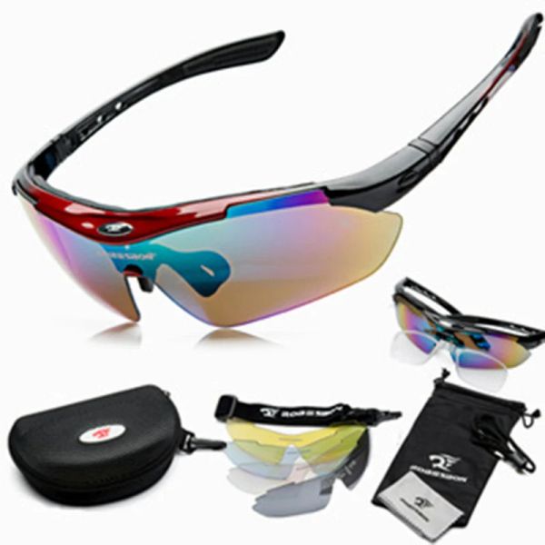 Солнцезащитные очки Robesbon Outdoor Ecling Glasses HD Myopia Solar Sports Солнцезащитные очки. Смешанные линзы велосипедные очки для мужчин и Wo