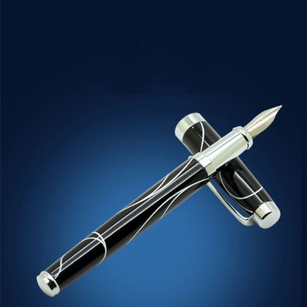 Ручки Kaigelu 368 Silver Clip Fountain Pen Iridium nib 0,7 мм пера бизнес -офис школа практика студента каллиграфия подарки канцелярские принадлежности