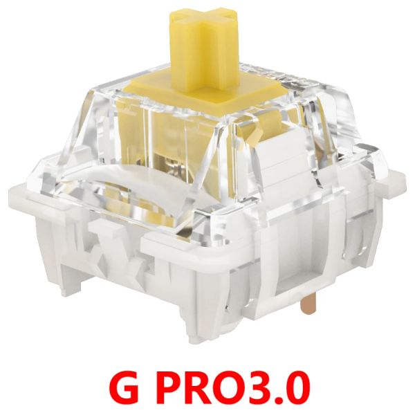 Аксессуары Gateron New G Pro 3.0 Yellow Switch Pro3.0 Красный черный переключатель Механический клавишные аксессуары прожектор Верхняя крышка Предварительность