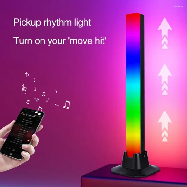 Tischlampen farbveränderte helle bunte Balken Dynamische RGB-LED mit Fernbedienung für Gaming-TV-Hintergrundbeleuchtung PC-Zimmermonitor