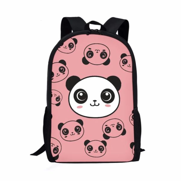 Taschen Cartoon süße Panda Print School Tasche Mädchen Jungen täglich lässige Rucksack Kinder Buch Tasche Reise Rucksäcke Teenager Laptop -Tasche