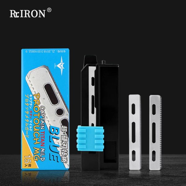 Bıçaklar Riron Feather Sanatçı Kulübü Pro Razor Blades Profesyonel Berberler Manuel Tıraş Tıraşır Tıraşır Bıçağı Ünitesinin Değiştirilmesi