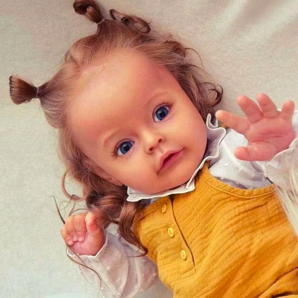 Puppen 22 Zoll Vinyl Kit verklagte Reborn Babypuppenkit Baby Formen leer unbemalte, nicht umgebautes Kit handgefertigtes DIY -Spielzeug für Mädchenjungen LOL