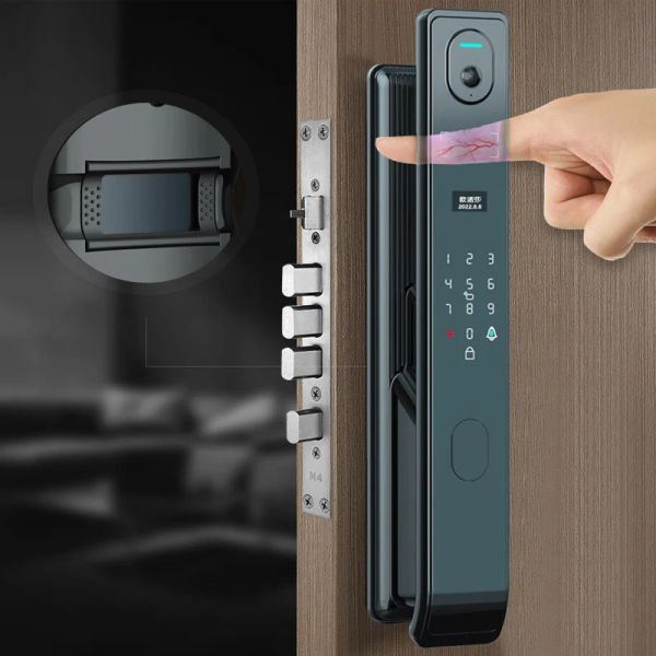 Управление пальцами вены распознавание дверь блокировка вена Электронная смарт -блокировка отпечатка пальца пароль пароля IC Cart Cat Eye Wi -Fi Home Lock