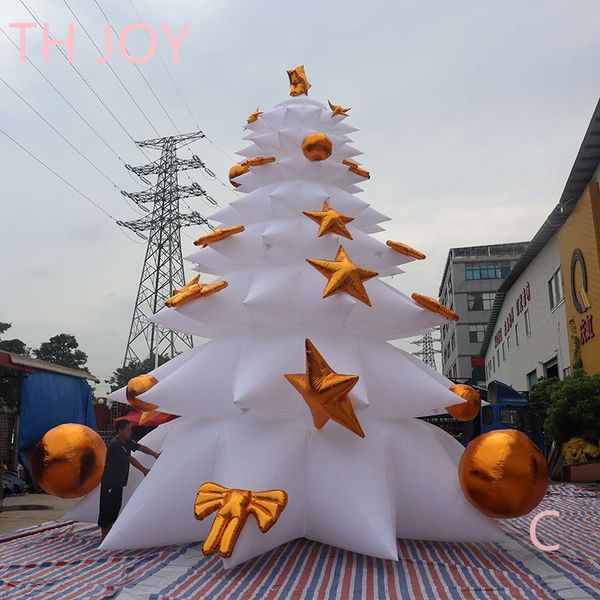 Atacado Free Remessa Free Atividades ao ar livre de 6m/8m de altura Árvore inflável de Natal, Balão de árvore de Natal inflável de cor LED LED para evento