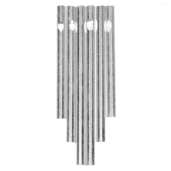 Figurine decorative da 15 pezzi Strumenti di stick per chime del vento Cambiani esterni tubi di sostituzione decorazione decorazione fai -da -te in alluminio