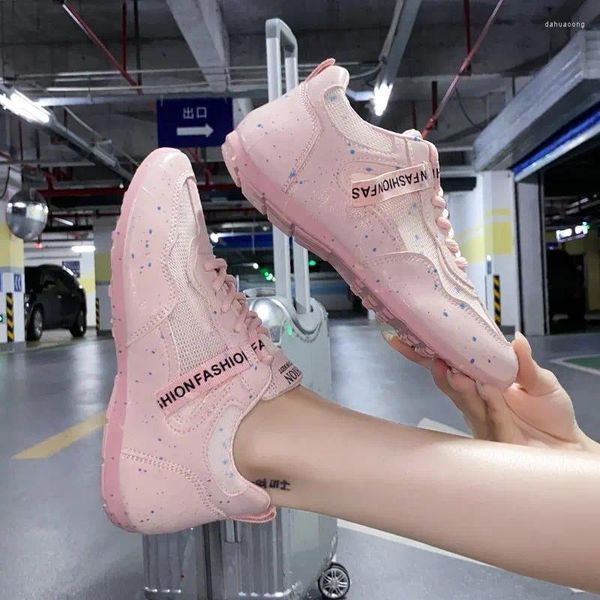 Fitness Shoes Yrrfuot Fashion for Women Korean Light Brand Woman Casual Sneaker Soakers 2024 Zapatos Mujer Rubber