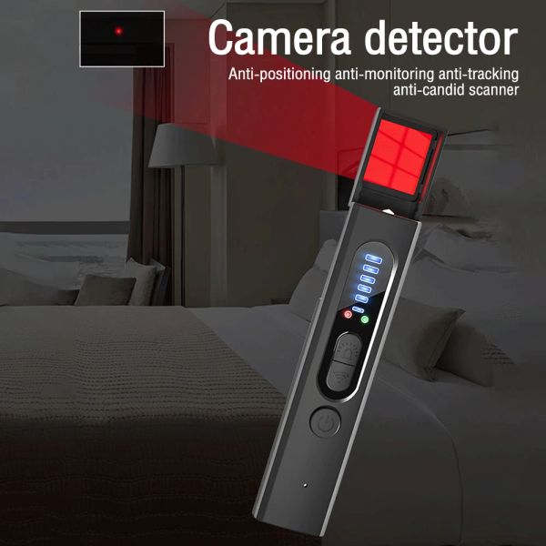 Dedektör X13 Kızılötesi Kamera Önleyici Peeping Dedektörü Koruyucu Alarm Taşınabilir Mini Kamera Test Cihazı GPS Sinyal Cihazı Tarayıcı Dedektörü