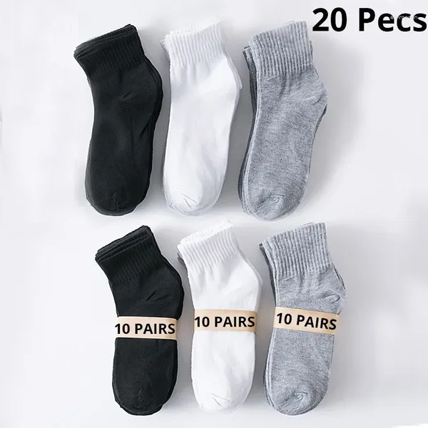 Herrensocken 10 Paare atmungsaktiv komfortable Büro Casual Business Socken für Sneakers Schuhe Strumpf Arbeit aller Saisons