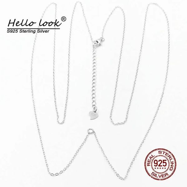 Gioielli Hellolook 925 Sterling Silver Belly Chain per abbinare gli accessori per traforare la catena per traforo della cintura per la pancia.