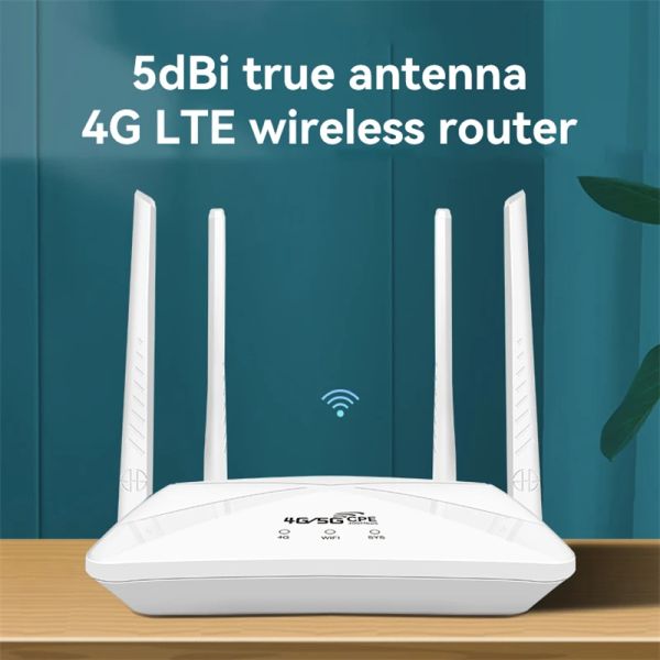 Router tianjie wifi router con scheda sim 4g moderne modifica imei 300mbps rj45 4g modem universali 3g/4g router lte wifi qualsiasi slot chip