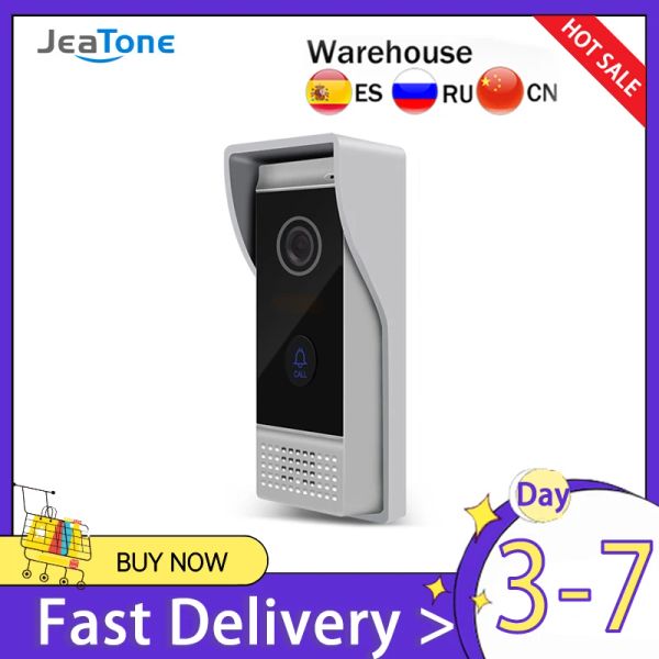 Lente Jeatone 720p/1080p Video Camera della porta della porta con angolo di visualizzazione largo 110 °, IP65 impermeabile, IR Night Vision House Outdoor Portphone