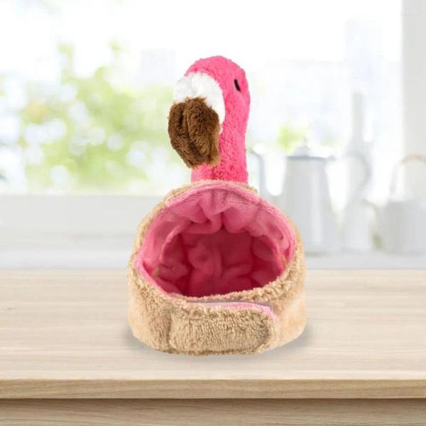 Chapéu de pet -pet para cães para gatos engraçados adoráveis chapéus de gato de banana pato girassol flamingo tigre desenho de desenho animado traje ajustável pequeno