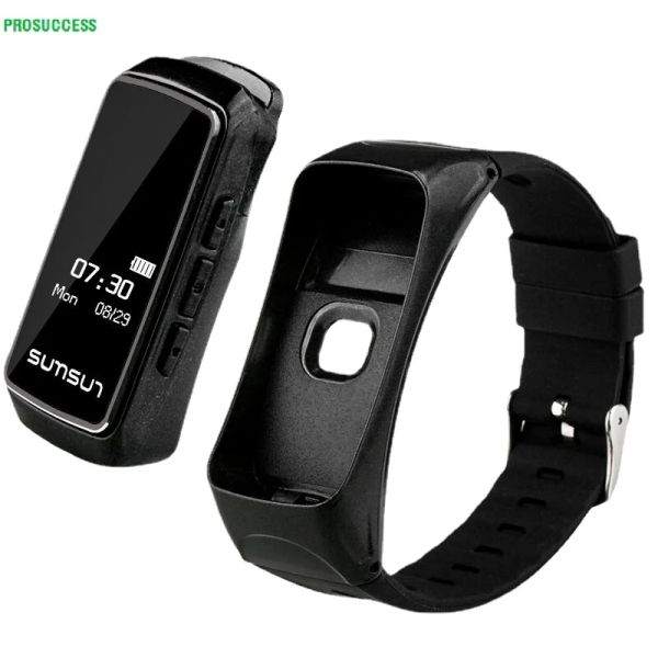 Armreifen B7 Bluetooth Smart Bracelets Schlafüberwachung Sport Schritt Zählen Wecker Erinnerung Herzfrequenz Smart Talk Band