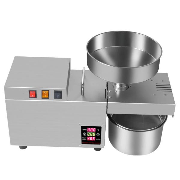 Presser 110 V/220V Olio Pressole inossidabile Pressa d'olio intelligente S9S S9S Linaccia commerciale Esame Peanut Oil Press 813 kg/h