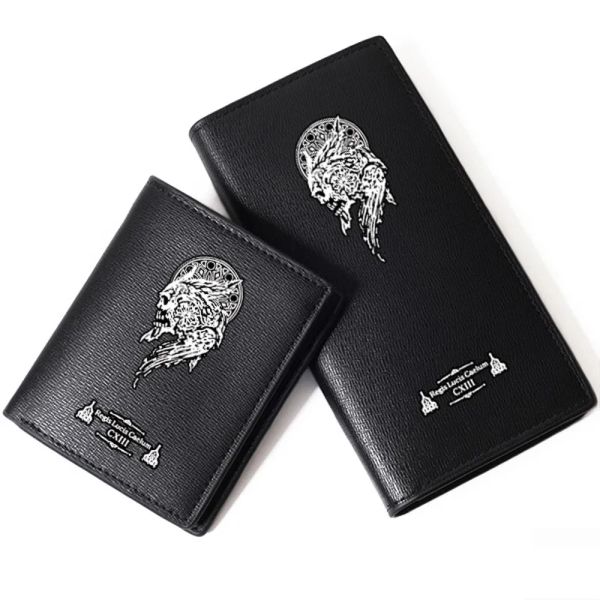 Brieftaschenspiel Final Fantasy XV PU Leder Männer Lange Geldbeutel Coin Tasche Print kurzer Geldbörse Carteira Fashion Carteire Maskulina Kartenhalter