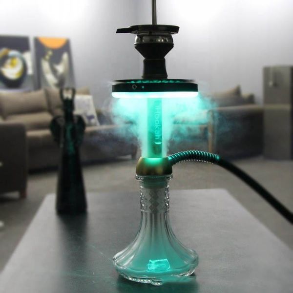 Hochwertige arabische Shisha LED LED Light Naruilile Accessoires Shisha Bong 6 Zoll Ringlampe Tafel Reise Sheesha Chicha Leuchten für Bar KTV geeignet