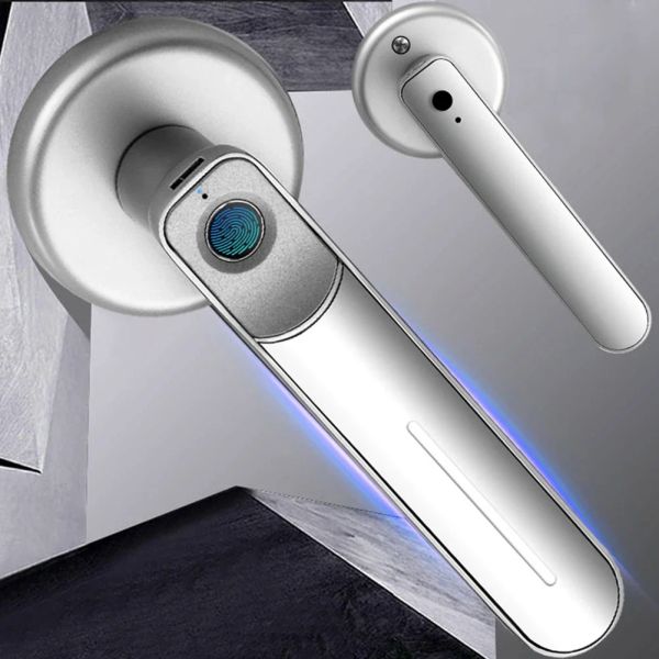 Steuerung Smart Door Lock Electronic Home Fingerabdruck Schloss TT Key App Schaltschalteinschaltanlage Offoor Holztür Zimmer Schlafzimmer Smart Lock