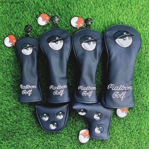 Malbon Andere Golfprodukte Neue hochwertige Golf -Eisen -Ironen -Club PU mit Fleece Putter Malbon Golf Iron Cover Club Malbon Headcover Golf Head Cover 7029