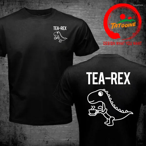 Herren -T -Shirts süße Cartoons -Rex Shirt Männer Kawaii Anime Rex T -Shirt Coole Mode übergroß