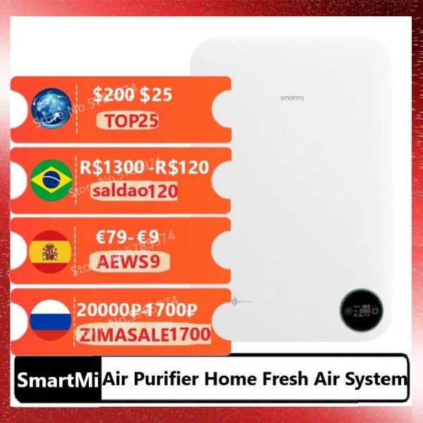 Purificatori Smartmi Air Purifier Home Sistema di aria fresca Versione di riscaldamento dell'aria Purificatore Anti -Haze Formaldeide Ausiliario elettrico XFXTDFR02ZM