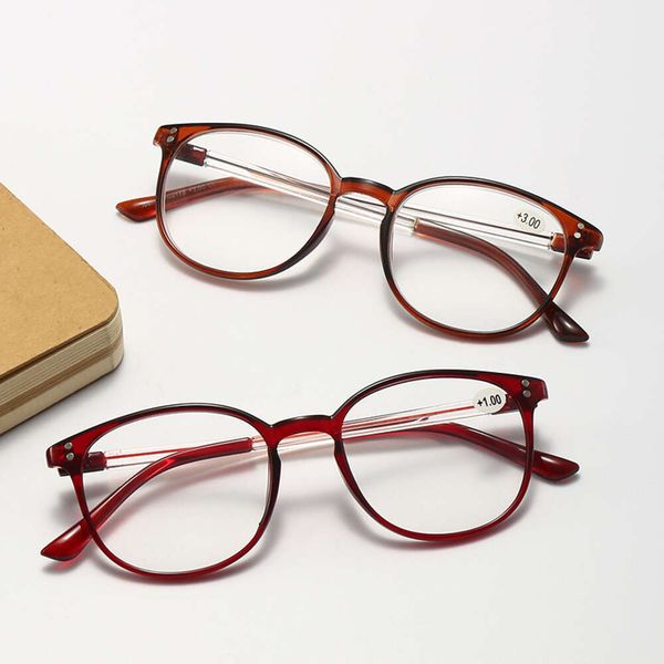 Novos óculos de presbiopia de quadro completo da moda com campo de alta definição de vista e desenho de linha de material fino