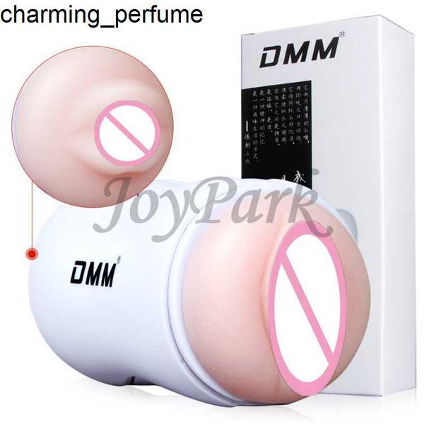 DMM Electric maschio maschile tazza di gomma artificiale Vagina tasca silicio figa vaginatore per uomo giocattolo sessuale