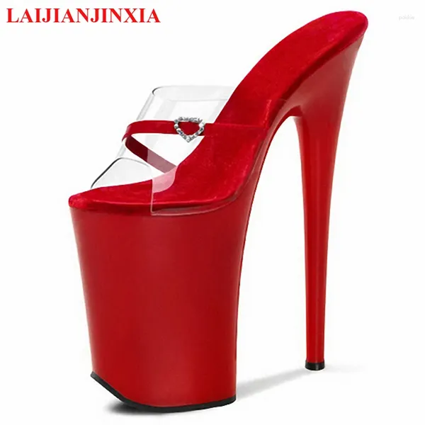Тапочки Laijianjinxia Женская платформа Sexy Modern For Swide Shoes Tancing 20 см высокие каблуки танец