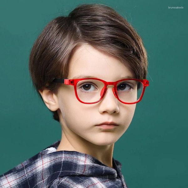 Солнцезащитные очки Дети против синего света компьютерные очки мальчики девочки подарок для детей, блокируя оптические зрелища