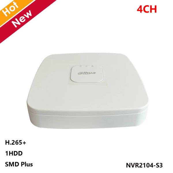 Lens Dahua NVR2104S3 4 Канал NVR Smart 1U 1HDD сетевой видео Record