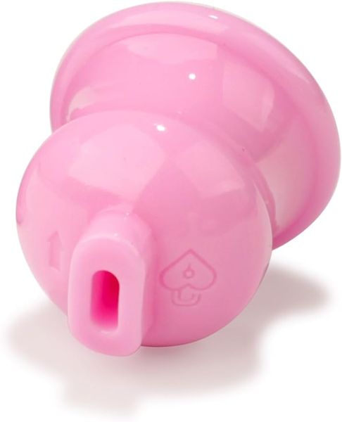 A conexão com gaiola de castidade masculina para homens dispositivos de castidade BDSM Sex Toys Long ou Short 2 tamanhos Escolha (curto, rosa)