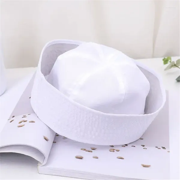 Beretti cappelli militari Capitano bianco Navy Marine Caps Cosplay for Women Men Child Fancy Hat