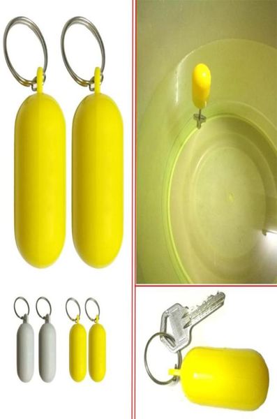 Poolzubehör 2pcs Kajak Floating Keyring Fender Fender Bilgle Key Ring Marine Segelboot Schwimmerkanal Keychain2374021